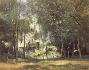 The Mill at Saint-Nicolas-les-Arras Corot Camille